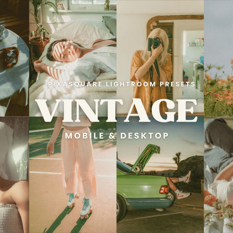 10 Vintage Film Lightroom Presets, Mobile Desktop Presets, Retro, Grain Preset, 35mm Presets, Photo Filter, Aesthetic Film, Instagram Filter. Compatible with FREE Adobe Lightroom App (iPhone & Android) #ad Retro Filter Lightroom, Vintage Filter Lightroom, Retro Photo Edit, Film Aesthetic Edit, Lightroom Filters Aesthetic, Adobe Presets, Instagram Feed Themes, Free Presets For Lightroom Mobile, Vsco Film Presets