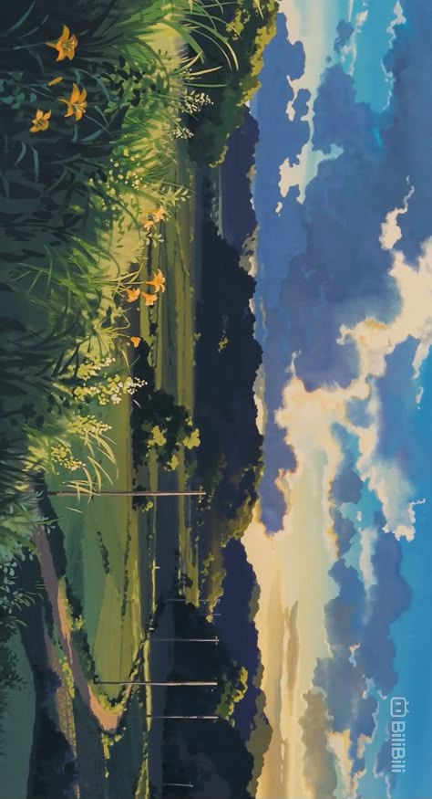 Studio Ghibli Background, Monet Art, Ghibli Artwork, Desktop Wallpaper Art, Studio Ghibli Art, Ghibli Art, Art Wallpaper Iphone, Painting Studio, Tumblr Wallpaper