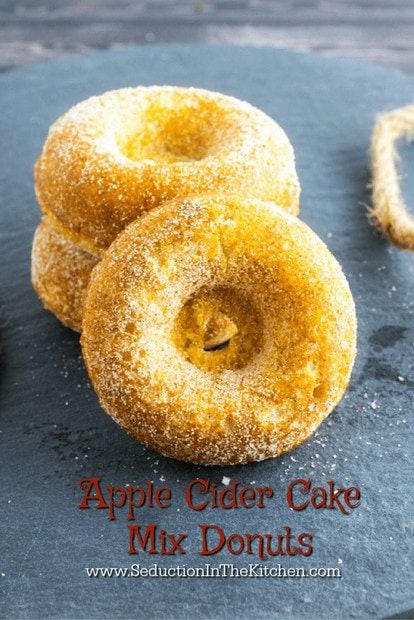 Apple Cider Cake, Cider Cake, Cake Mix Donuts, Cider Donuts Recipe, Apple Cider Donuts Recipe, Best Apple Cider, Apple Cider Donuts Baked, Apple Donuts, Homemade Apple Cider