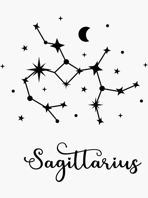 Sagittarius Star Constellation, Sagittarius Constellation Tattoo, Parallel Reality, Geometric Arrow Tattoo, Sagittarius Symbol, Memorial Tattoo Designs, Sagittarius Star, Sagittarius Art, Constellation Stars