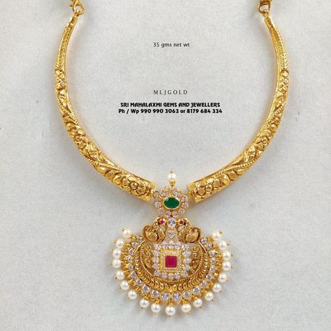 SRI MAHALAXMI GEMS & JEWELLERS on Instagram: "Presenting Latest Beautiful Kanti Necklace Designs Visit us for widest range of collections at most competitive prices compared to market Instant Video calls & for purchase, orders connect us on 8125782411 or 9909903063 Free shipping within INDIA and USA #mljgold #latestcollection #kantinecklace #srimahalaxmigemsandjewellers #freeshippingusa #goldjewellery #bridaljewellery #weddingcollection #diamondjewellery #lightweightjewellery" Kanti Necklace Designs, Kanti Necklace, Bridal Necklace, Necklace Designs, Bridal Jewelry, Diamond Jewelry, Gold Jewelry, Gems, India