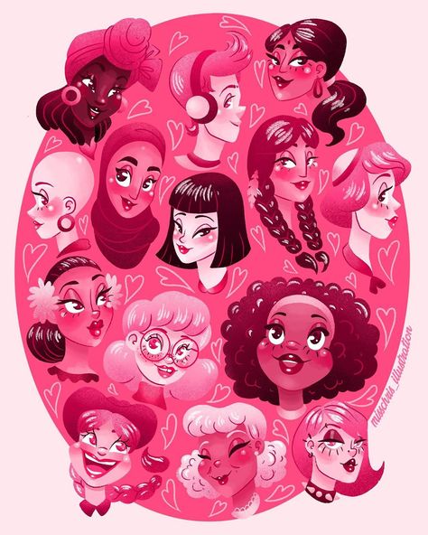 International Girlfriends Day, We Are Stronger Together, Girlfriends Day, Stronger Together, Day Illustration, Unique Women, We Are Strong, International Women’s Day, Woman’s Day