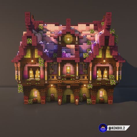 Minecraft Witchcore, Goth Minecraft House, Minecraft Pallets, Minecraft Pasta, Minecraft Palace, Minecraft Shops, Mc Builds, Minecraft House Tutorials, Minecraft Server