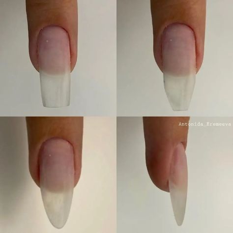 Cow Nails, Gel Toe Nails, Wow Nails, Acrylic Nail Set, Nail Techniques, Almond Shape Nails, Almond Nail, Nails Desing, Healthy Nails