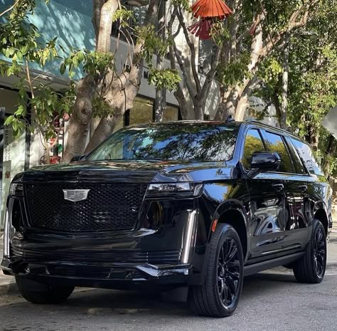 Blacked Out Escalade, Honda Sports Car, Mom Cars, Black Cadillac, Luxury Suv Cars, Car Facts, Dream Cars Bmw, Luxury Car Brands, Pink Cadillac