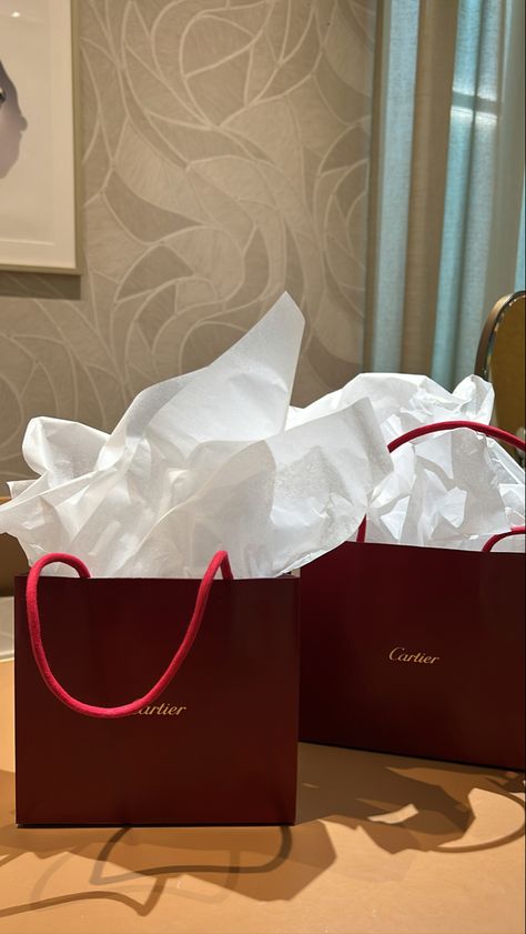 Cartier #luxurygifts #cartier #accessories Cartier Shopping, Cartier Accessories, Luxe Life, Instagram Theme, Luxury Gifts, Paper Gifts, Paper Shopping Bag, Cartier, Paper Bag