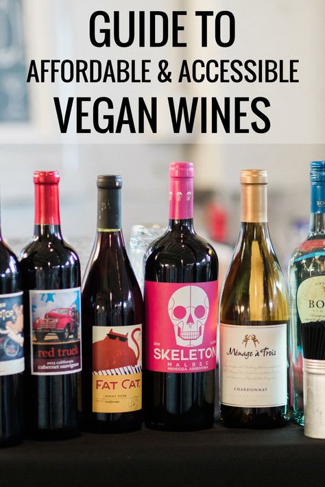 Updated list of vegan wines! All bottles listed are under $30 (most under $15) and made without animal products! By The Tree Kisser Vegan Cocktails, Vegan Alcohol, Vegan Transition, Vegan Wine, Flexitarian Diet, Quick Vegan, How To Become Vegan, Vegetarian Lifestyle, Wfpb Recipes