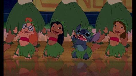 Pudge The Fish, Captain Gantu, Dance Sequence, Tropical Underwater, Lilo And Stitch 2002, Hawaiian Girl, Hula Dance, Underwater Scene, Heartbreak Hotel