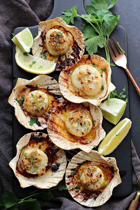 Sea Scallops, Scallop Recipes, Seafood Dishes, Fish And Seafood, Fish Recipes, Seafood Recipes, Food Inspiration, Love Food, Seafood