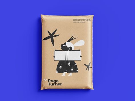 Bookstore Packaging, Logo Instagram, Gift Wrapping Inspiration, Brand Communication, Portfolio Site, Brand Color Palette, Page Turner, Graphic Design Projects, Custom Illustration