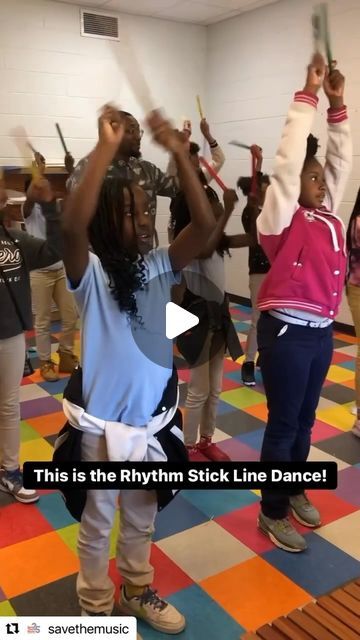 F. Willis Music on Instagram: "This! This never gets old. It blesses me to know that students and teachers have fun and enjoy music making with this resource!

I see ya bro! @teachingwithdrt 

Thank you for sharing this clip @savethemusic 🙏🏽💙
#Repost @savethemusic with @use.repost
・・・
It’s Movement Monday! Here is some inspo to get you moving this week ✨ 

Ready for the Rhythm Stick Line Dance? Check out this fun activity at our Intro to Music Grant recipient William Dean Jr. Elementary School in Lexington, MS! This song combines dance, rhythm sticks, solfege, Hip-Hop culture, and so much more. 

#earlydevelopment #Musicsaves #savethemusic #music #studentsuccess #movementmonday" Rhythm Sticks, Rhythm Activities, Math 5, Solfege, Music Making, Elementary School Classroom, Line Dance, See Ya, Student Success