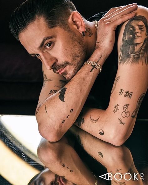 Halsey And G Eazy Aesthetic, Young G Eazy, G Eazy Aesthetic, G Eazy Tattoo, Serpent Society, G Eazy Style, Halsey And G Eazy, Men Photoshoot, G Eazy