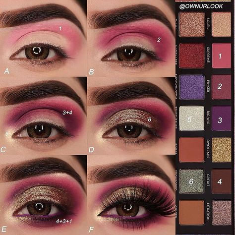 Makeup Pictorial Step By Step, Jackie Aina Palette Looks, Birthday Eyeshadow, Eyeshadow Pictorial, Makeup Looks Ideas, Gorgeous Eye Makeup, Jackie Aina, Makeup Pictorial, Lipstick For Fair Skin