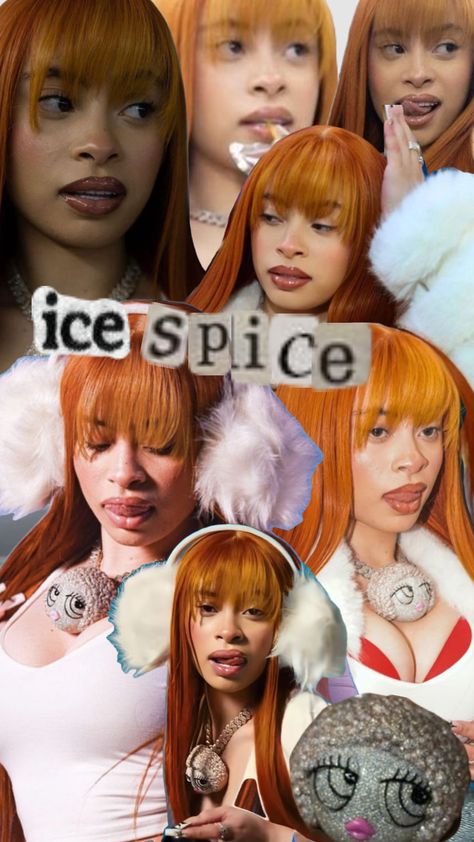 Ice Spice Desktop Wallpaper, Ice Spice Y2k Wallpaper, Ice Spice Wallpaper Iphone, Ice Spice Computer Wallpaper, Ice Spice Collage, Star Wallpaper Y2k, Ice Spice Wallpaper, Cybery2k Wallpaper, Music Poster Ice Spice