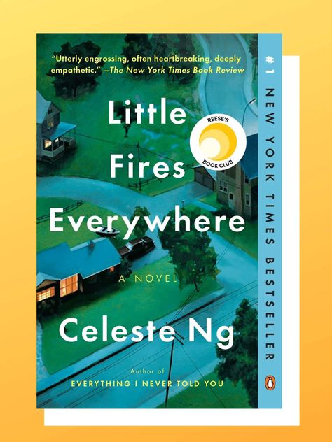 The Reese Witherspoon Book Club List Has 15 Seriously Great Reads Right Now | I AM & CO® Little Fires Everywhere Book, Little Fires Everywhere, Book Club List, Reese Witherspoon Book Club, Best Book Covers, Teenage Love, Summer Reading Lists, Us Road Trip, Book Challenge