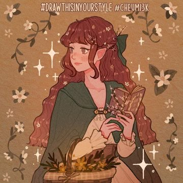 🍄Chai 🍄🌙🌷 | 📌DTIYS pinned📌 (@_Cheumi) / Twitter Cottagecore Drawing, Witch Drawing, Witch Characters, Cottagecore Art, Witch Art, Fairy Art, Art Challenge, Pretty Art, Aesthetic Art