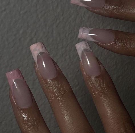 Minimalist Nails Aesthetic, Nails Tapered Square, Nessa Nails, Natural Nails Manicure, Classy Acrylic, Fab Nails, Gel Acrylic Nails, Nail Time, Tapered Square