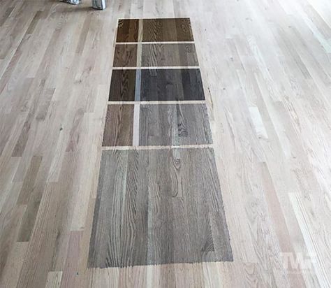 Black Plywood, Grey Hardwood Floors, Grey Hardwood, Rubio Monocoat, Sample Board, Grey Stain, Stain Colors, Wood Pieces, Wood Floors