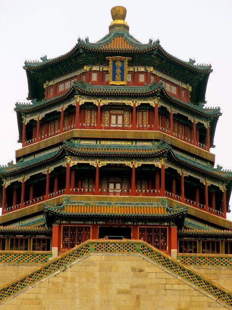 Summer Palace Beijing, Imperial China, Planet Coaster, Japan Architecture, Summer Palace, Asian Architecture, Imperial Palace, Chinese Garden, Chinese History