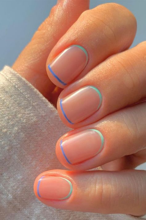 short nails ideas Short Nails Ideas 2023, Nail Ideas 2023 Short, Tattoo Ideas Line, Tattoo Ideas Line Art, Nails Ideas 2023, Short Nails Ideas, Line Nail Art, Art Men, Lines On Nails