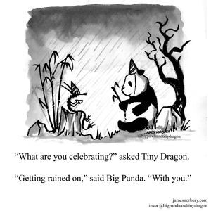 James Norbury | Bored Panda Dragon Quotes, Big Panda, Tiny Dragon, Dragon Comic, We Have A Winner, About Friendship, Love Funny, Inner Wisdom, Little Dragon