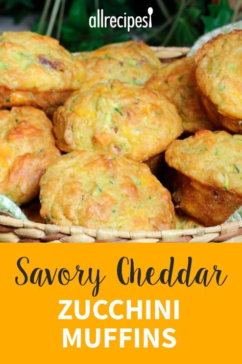 Zucchini Cheese Muffins Recipes, Bisquick Zucchini Cheddar Muffins, Savoury Zucchini Recipes, Zucchini And Cheese Muffins, What To Make With Cheddar Cheese, Zucchini Biscuits Recipes, Savory Zucchini Muffins Recipes, Savoury Zucchini Bread, Zucchini Cheddar Muffins