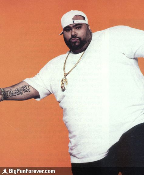 Big Pun -- aka "Big Punisher" was born Christopher Rios on November 10, 1971 in Bronx, New York. Big Pun became a breakthrough Latino artist in the world of hip-hop music. On February 7, he experienced difficulty breathing and collapsed in his hotel room. Only 28 years old at the time, Big Pun died of heart failure, weighing nearly 700 pounds. Big Punisher, Big Pun, Old School Music, Real Hip Hop, Hip Hop And R&b, 90s Hip Hop, Rap Artists, Hip Hop Artists, Hip Hop Culture