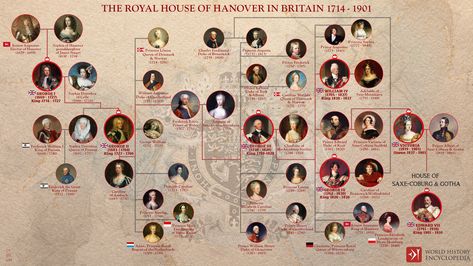 The House of Hanover is a royal house that first ruled Hanover and then Great Britain from 1714 to 1901. The British Hanoverians began with George I when he succeeded the last of the Stuart monarchs, Queen Anne of Great Britain (r. 1702-1714), who had no children. George was Anne's nearest Protestant... House Of Stuart, I House, British House, Coronation Of King Charles, Apa Style, American Colonies, History Education, Kingdom Of Great Britain, Chicago Style