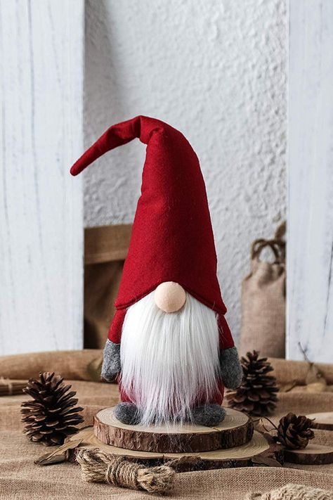 Elf Christmas Decorations, Thanks Giving Day, Swedish Tomte, Bookcase Shelf, Elf Decorations, Giving Day, Gnomes Diy, Swedish Christmas, Gnome Gift