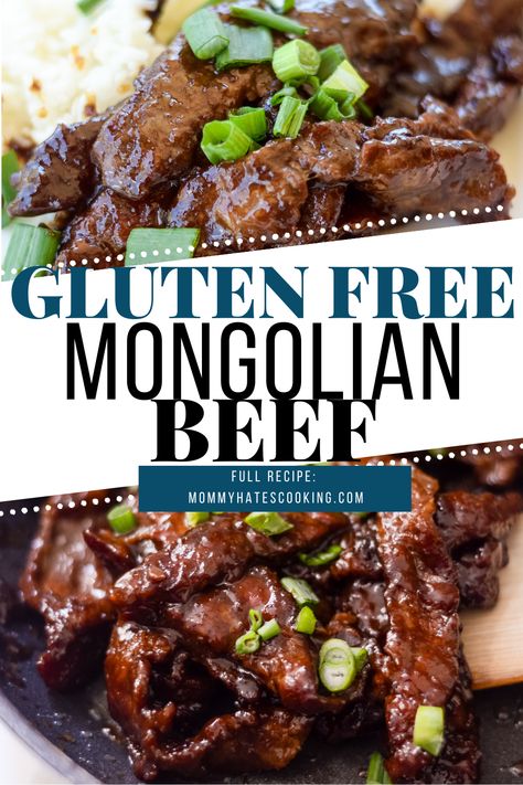 Make delicious Mongolian beef with this gluten-free Mongolian beef. It uses a gluten-free soy sauce to make the sauce gluten-free. Recipes For Dinner Dairy Free, Breakfast Sausage Recipes For Dinner, Dinner Dairy Free, Mongolian Beef Recipe, Gluten Recipes, Gluten Free Chinese, Meals Chicken, Sausage Recipes For Dinner, Breakfast Sausage Recipes