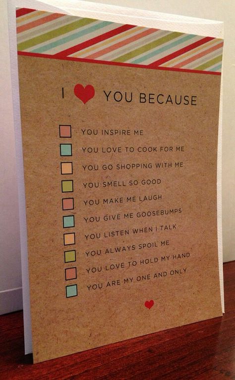 All of the above and so much more. ♥♥♥ Diy Gifts For Christmas, Valentines Day History, Hadiah Diy, Anniversaire Diy, Valentines Day Funny, Creative Gifts For Boyfriend, Birthday Cards For Boyfriend, Cards For Boyfriend