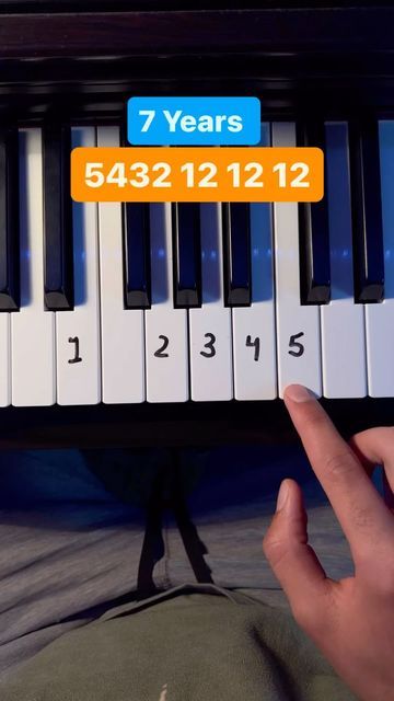 @keystutorials on Instagram: "7 Years ❤️ #piano #pianotutorial #pianolessons" Fun Piano Songs, Piano Hacks, Thousand Years Piano, Piano Worksheets, Piano Notes Songs, Easy Piano Songs, Old Pianos, Cool Tricks, Piano Notes