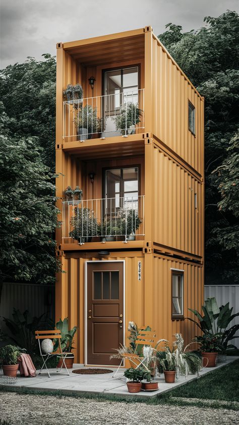 Container Homes for the Modern Age Shipping Container Design, Small House Layout, Container Cabin, Building A Container Home, Container Architecture, Minimal House Design, Container House Plans, Casa Container, Shipping Container House