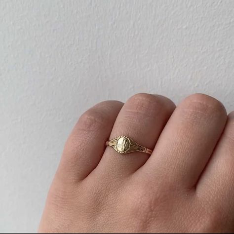 Cygnet Ring, Catbird Ring, Catbird Jewelry, Gold Earrings For Kids, Custom Signet Ring, How To Say, Gold Signet Ring, Capital Letters, Everyday Rings