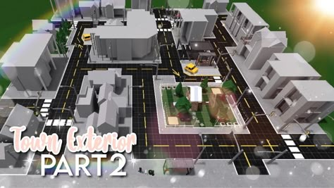 New York Bloxburg City Layout, Small Town Layout, Bloxburg City Layout Big Plot, Bloxburg Town Layout Large Plot Ideas, Town Layout Ideas, Bloxburg New York, Bloxburg City Layout, Bloxburg Towns, Bloxburg Town Layout