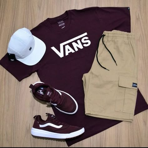 Summer Swag Outfits Men, Vans Outfit Ideas, Hype Clothing Boys, Outfit Vans, Outfit Grid Men, Guys Fashion Casual, Drip Outfit Men, Hype Clothing, Trendy Boy Outfits