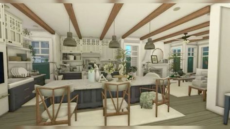 [Ad] 48 Farmhouse Kitchen Ideas Bloxburg Tips and Tricks To Copy #farmhousekitchenideasbloxburg Bloxburg Kitchen Farmhouse, Coastal Farmhouse Bloxburg, Costal Bloxburg Kitchen, Coastal Bloxburg Kitchen, Farmhouse Kitchen Bloxburg, Coastal Kitchen Bloxburg, Bloxburg Beach House Interior, Bloxburg Dining Room, Bloxburg Roleplay