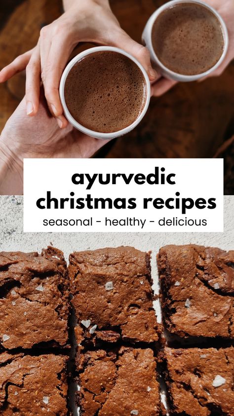 Delicious, healthy, Ayurveda inspired recipes to feel your best this holiday season! Ayurveda Dessert Recipes, Ayurveda Meal Plan, Ayurvedic Dessert, Satvic Food Recipes, Auyerveda Recipes, Ayurveda Recipes Pitta, Kapha Dosha Recipes, Ayurveda Recipes Vata, Ayurvedic Recipes Pitta