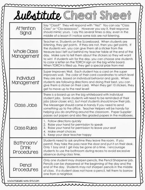 Substitute Plans, Teaching Organization, Substitute Teaching, Whole Brain Teaching, Teacher Binder, Substitute Teacher, Classroom Behavior, Teacher Organization, Beginning Of School