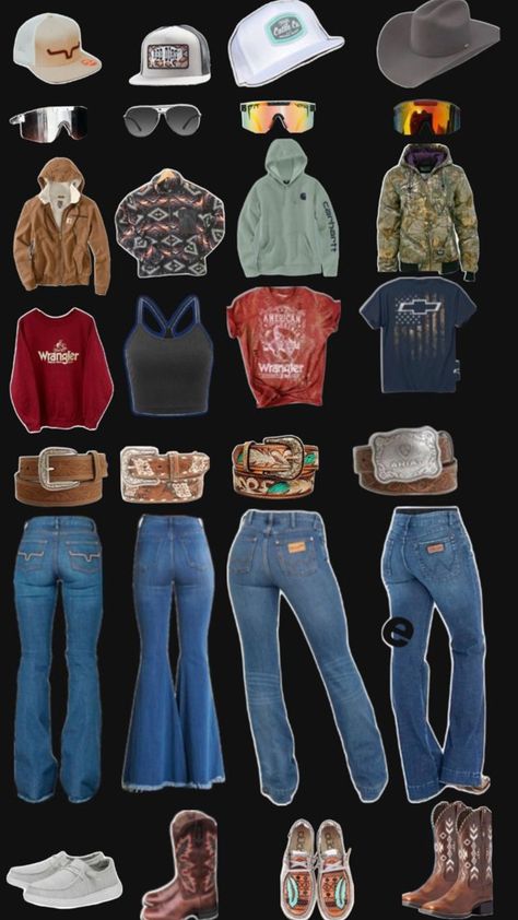 Country Bitmoji Outfits, Dark Western Outfits, Mudding Outfit, Country Outfits For School, Country Winter Outfits, Winter Country Outfits, Ripped Jeans Outfit Ideas, Western Outfits Fall, Cute Southern Outfits