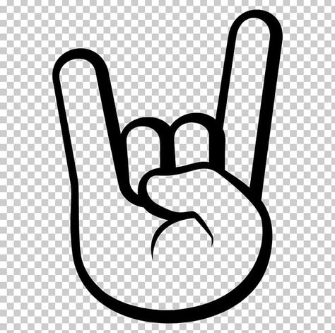 Sign Of The Horns Tattoo, Rock Emoji, Emoji Rocks, Rock Symbol, Rock Png, Metallica Art, Rock Sign, Music Symbol, Hand Emoji