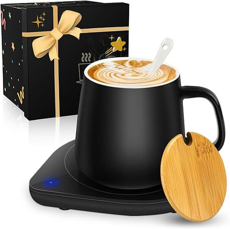 Coffee Lovers Gifts for Everyone - Christmas Day, Birthday, Valentine's Day Gifts ! Enjoy with Tea, Coffee, Hot Chocolate! Christmas Day Birthday, Beverage Warmers, Best Friend Valentines, Coffee Cup Warmer, Birthday Presents For Men, Cup Warmer, Coffee Warmer, Friends Valentines Day, Desk Gifts