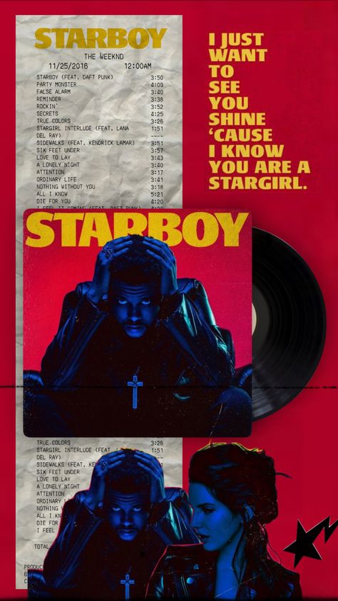 Lana Del Rey And The Weeknd Poster, Stargirl Interlude Poster, Stargirl Wallpaper Iphone, Stargirl Interlude Wallpaper, Stargirl Interlude Aesthetic, Stargirl Background, Starboy Interlude, Stargirl Interlude, Weekend Aesthetic