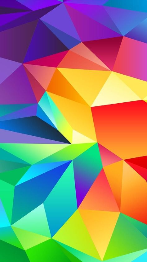 Beautiful colorful crystal (walpaper on a samsung galaxy S5)😍🤩💎💎💎❤🧡💛💖💙💚 Shape Wallpaper, Abstract Art Images, Phone Screen Wallpaper, Simple Phone Wallpapers, Love You Images, Artist Palette, Shapes And Colors, Samsung Wallpaper, Samsung Galaxy S5