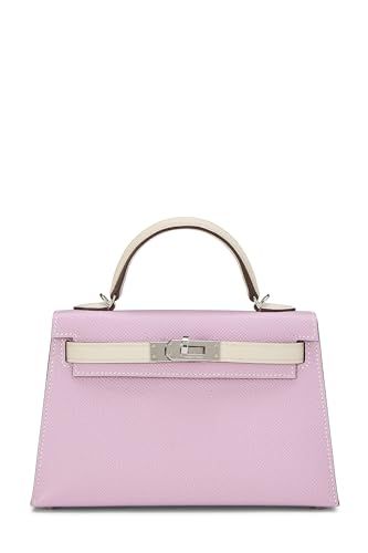 Hermès, Pre-Loved Mauve Sylvestre Epsom Horseshoe Kelly Sellier 20 Mini Special Order, Mauve Sylvestre Mauve Sylvestre, Kelly Sellier, Things I Love