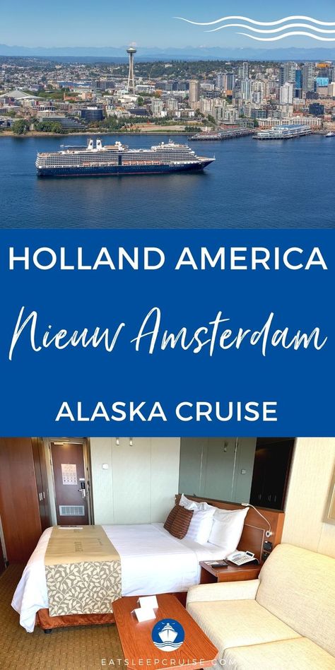 Discover what it is really like sailing on Holland America Line with our brand new Nieuw Amsterdam cruise ship scorecard review for 2021! Holland America Alaska Cruise, Best Alaskan Cruise, Cruise Ship Tips, Cruise Drinks, Alaska Cruise Outfits, Cruise Hacks, Cruise Food, Cruise Packing List, Cruise Pictures