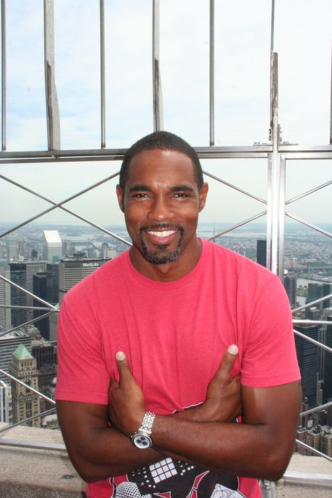 July 9, 2014: Actor Jason George of Grey's Anatomy and @mistresses enjoys the Empire State Building’s summer views. Jason Winston George, Jason Gedrick Actor, Jason Sudeikis Sleeping With Other People, Jason George, Jason Richardson Guitarist, Black Actors, Penelope Cruz, Roger Federer, Heidi Klum