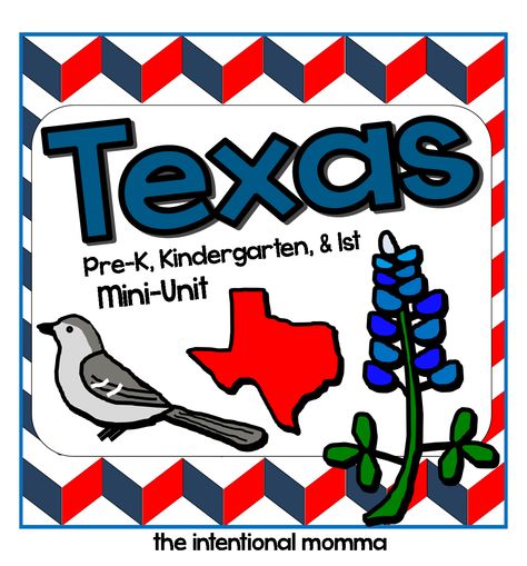 Texas history month printable worksheets and mini-unit, perfect for pre-k, kindergarten, 1st grade, preschool, and homeschool classrooms. Must-have for March! Bluebonnet Flower, Texas Symbols, Month Printable, Texas Crafts, Texas Theme, Texas Trip, Homeschool Field Trips, Kindergarten Social Studies, Pecan Tree