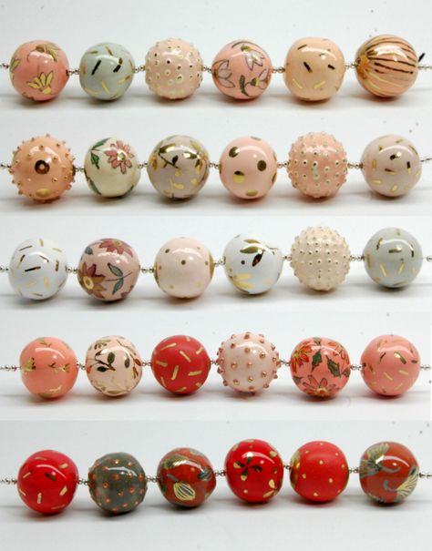 Pink Ceramics Beads Ceramic Beads Handmade, Ceramic Jewerly, Pottery Beads, Ceramic Bead Jewelry, Pink Ceramic, Unique Ceramics, Diy Crafts For Gifts, Ceramic Design, Dry Clay