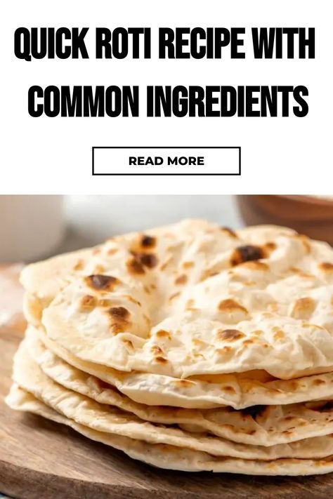 Lately, I've been opting for Roti over naan – it's become my go-to choice. Roti is quick, easy to make, and requires only a handful of basic ingredients. No unnecessary hassle involved – just simple and delicious bread ready in no time! Summer Bowls, Homemade Roti, Breakfast For Diabetics, Simple Homemade Bread, B12 Deficiency Symptoms, Healthy Breakfast Choices, Roti Bread, Light Dinners, Easy Homemade Bread